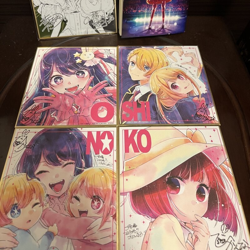 Japonia Anime Oshi No Ko Merch Fanzine, Shikishi, karta pcv, karta członkowska itp. Hoshino Ai, Hoshino Rubii, Arima Kana