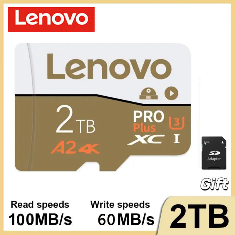 بطاقة لينوفو ميكرو تي اف اس دي ، بطاقة ذاكرة عالية السرعة ، 2 ign ، 1 erce ، A2 ، U3 ، way GB ، مناسبة لمفتاح نيتندو ، PS4 ، PS4 ، كمبيوتر محمول للألعاب
