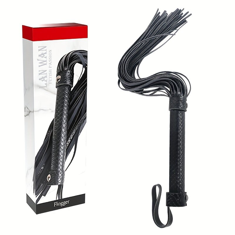 Snakeskin Leather Spanking Whip, Slapping Whip, Roleplay Game Tools, brinquedos sexuais para mulheres e casais, BDSM adulto