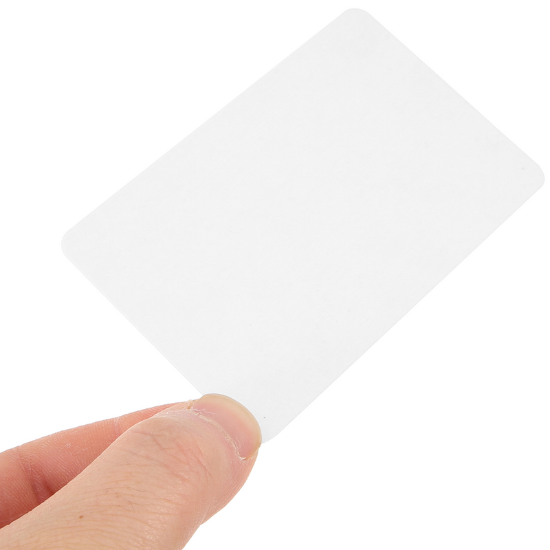 Dual Side Cartão PVC Limpeza Acessório, Terminal Card Reader Cleaners, Máquina de Crédito Reutilizável, 10 Pcs