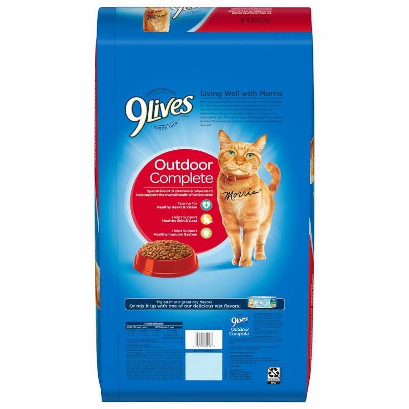 9Lives Outdoor cibo secco completo per gatti, 28-lb. Borsa