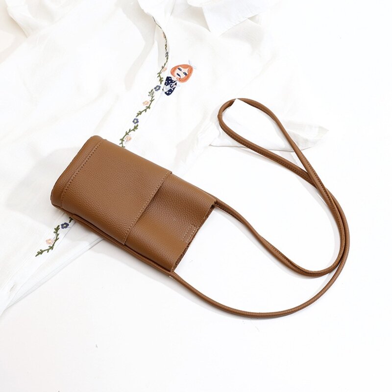 Pu Leather Soft Leather Crossbody Phone Bag New Phone Bag Versatile Shoulder Bag Soft Crossbody Bag Women