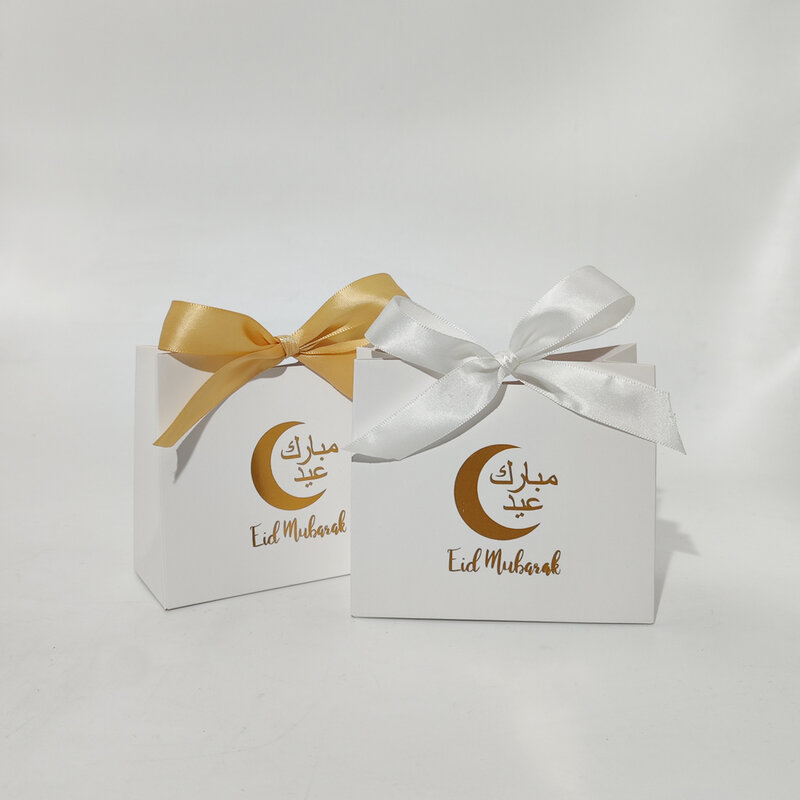 행복 라마단 이드 무바라크 호의 상자, 사탕 상자, 파티 호의, 이드 무바라크 케이크 초콜릿 비스킷 상자
