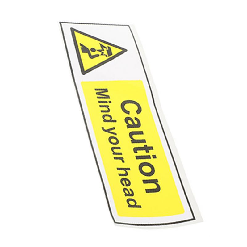 Watch Your Sign Low Clearance Warn Sign Caution Sticker Waterproof Stickers