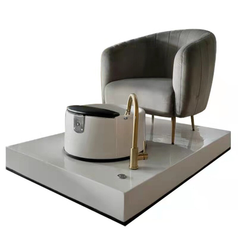 2023  Luxury Modern Nail Salon Furniture Pedicure Chair Foot Spa Beauty Salon Chair