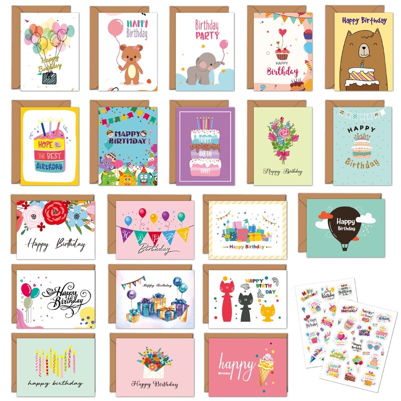 Tarjetas de regalo, tarjetas de felicitación, tarjetas de cumpleaños