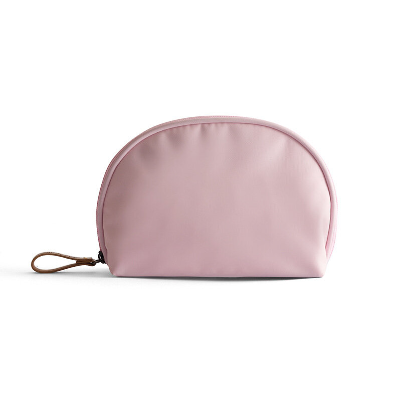 Semicircle Cosmetic Bag Shell Makeup Bag Korean Simple Small Female Portable Travel Carry-on Lipstick Bag Toiletries Storage Bag