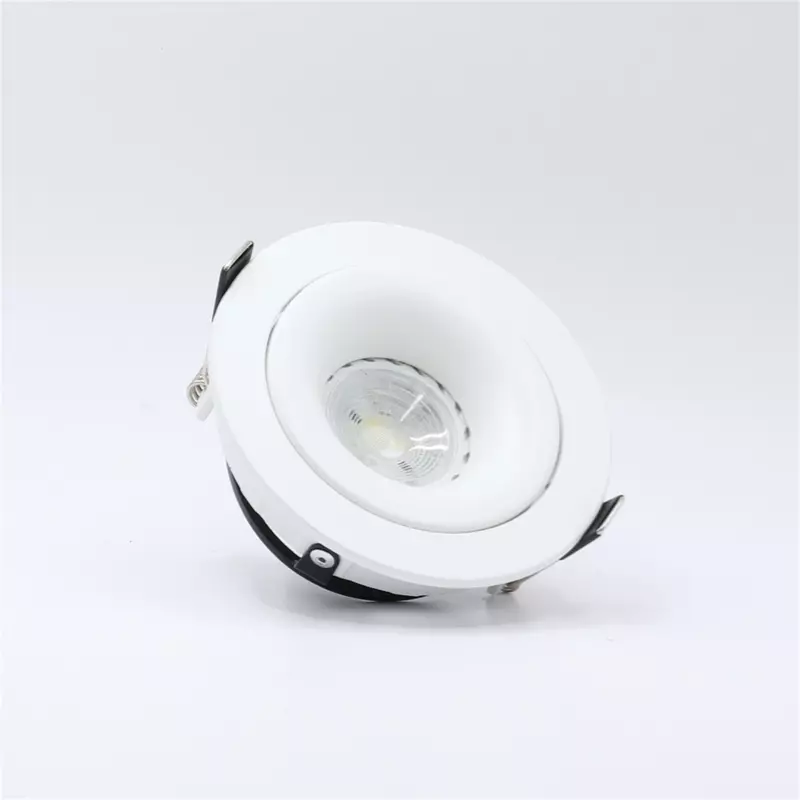 JOYINLED-Downlight embutido ajustável, suporte de lâmpada, lâmpada branca montagem do quadro, LED redondo, MR16, GU10