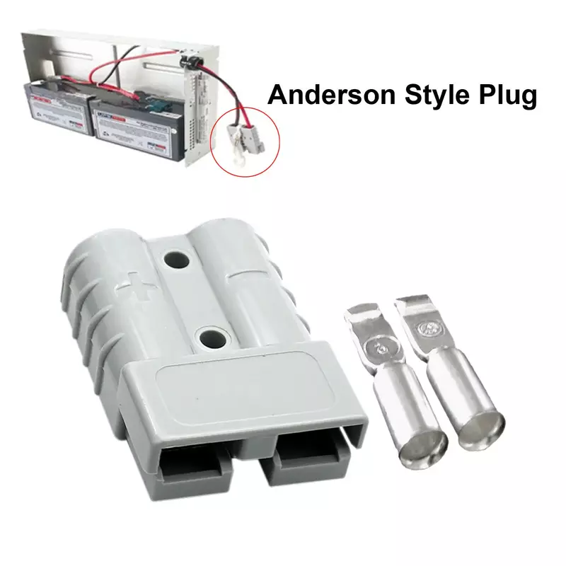 Conectores de enchufe estilo Anderson de 12-24V CC, herramienta eléctrica, cargador de batería, accesorios electrónicos, 5/10 piezas, 50A/120A/175A/350A