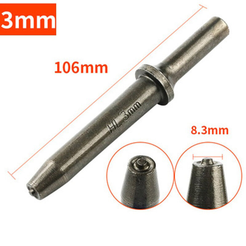 1 Pc Pneumatic Air Rivet Nail Head Semi Hollow Solid For Electric Impact Hammer Chisels Power Tool Renovation Accessories