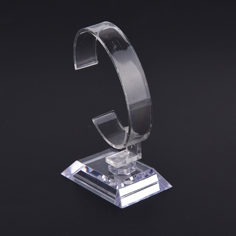Plastikowy uchwyt na stojak wystawowy zegarek na rękę wyprzedaż pojemnik ekspozycyjny stojak na narzędzia czysty opakowanie na biżuterie gablota na zegarki całkowitej wysokości