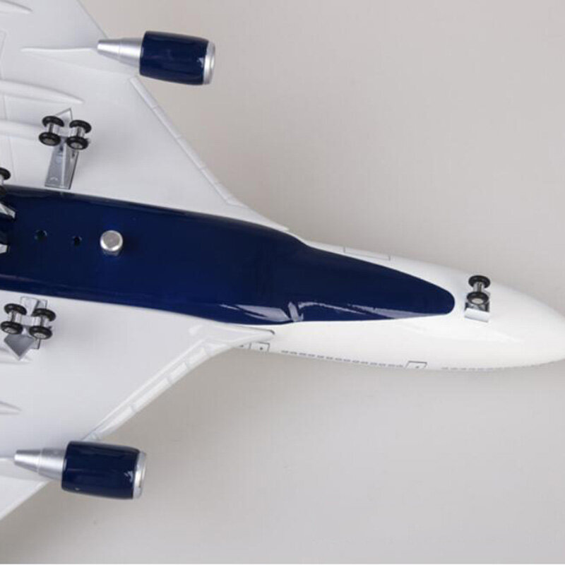 다이캐스트 모형 시민 항공기 시제품 항공기, 보잉 787 송진 비행기, 조명 수집 디스플레이 선물, 1:150 체중계, 47cm
