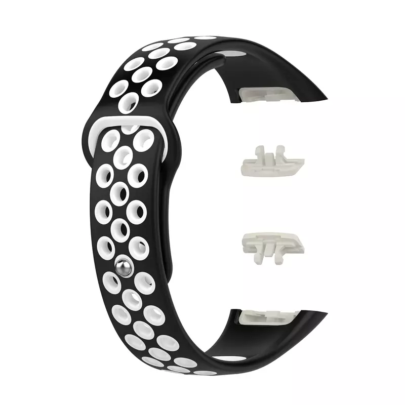 Bracelet en silicone respirant pour montre intelligente Huawei, bracelet de sport, accessoires de remplacement, Honor Band 6 Pro