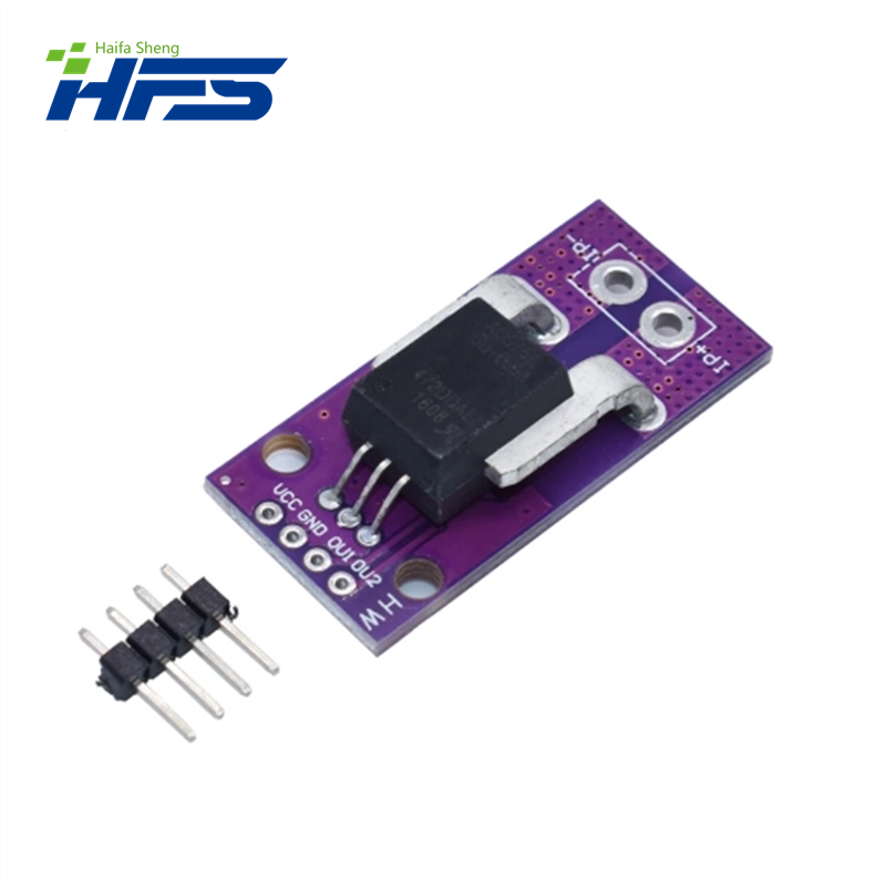 Eletrônico PCB Board Module, Sensor de corrente, Hall, Oficial, Novo Kit DIY, ACS758LCB, ACS758LCB-050B-PFF-T