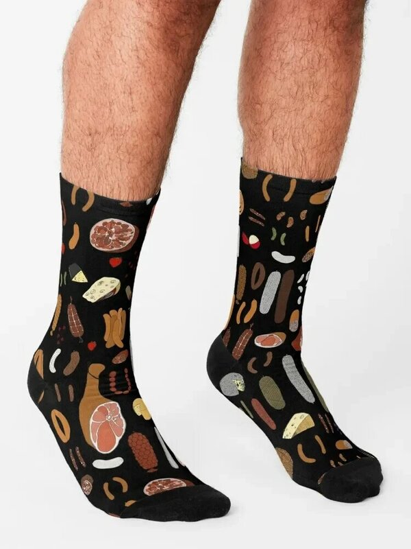 Charcuterie Platter Socks Heating sock funny gift hiphop Socks Ladies Men's