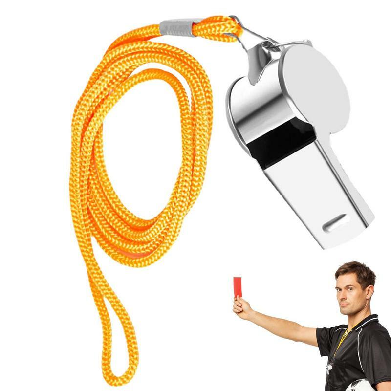 Referee Whistle Survival Whistle With Lanyard Football Whistle Suitable For Referees Coaches Teachers Training Outdoor Sports