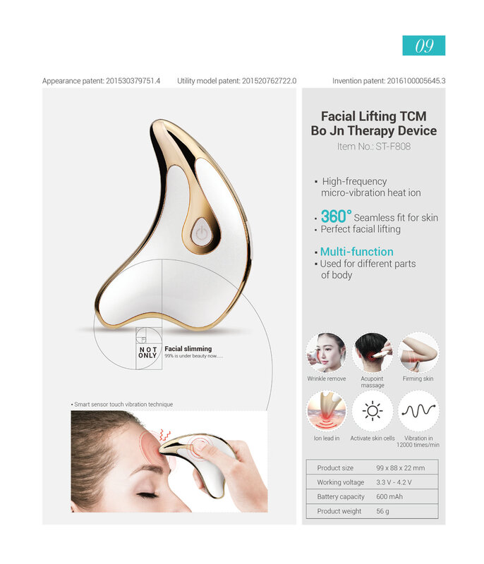 Ms.W-masajeador Facial multifunción antienvejecimiento, instrumento de belleza blanqueador de cuello en forma de V, Lifting Facial USB, cuidado Personal de ojos