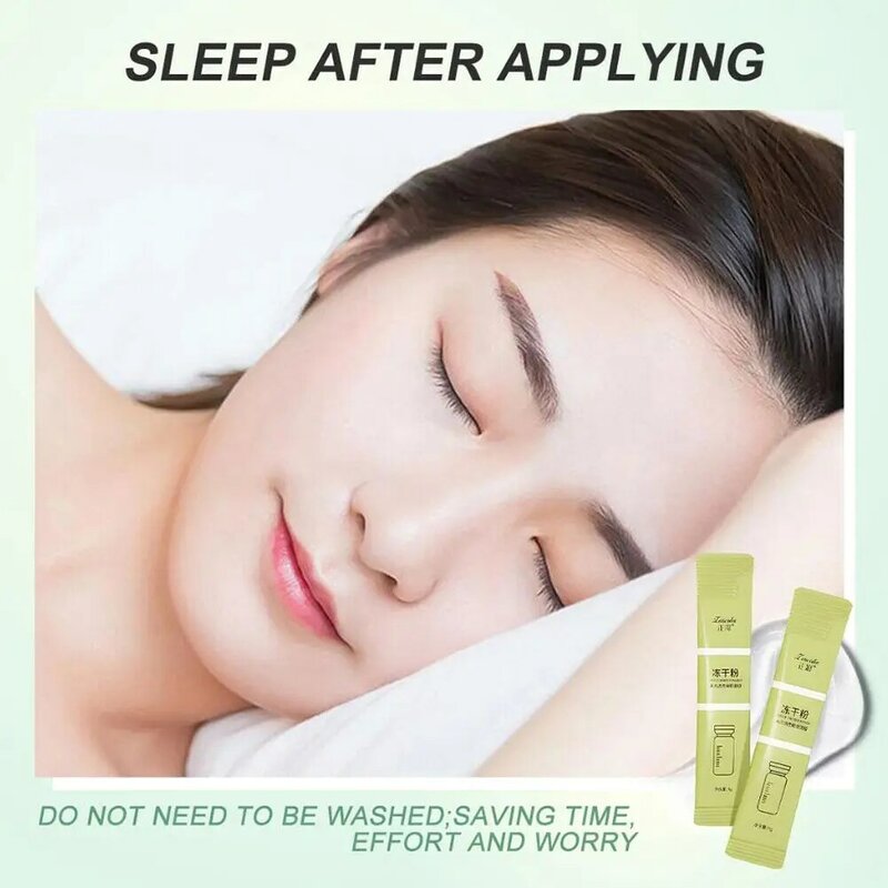 VC Sleeping Mask Anti-Aging Freeze-dried Powder Anti-Wrinkle Skin Moisturizing 20Pcs Firming Brightening Mask Care T4E4