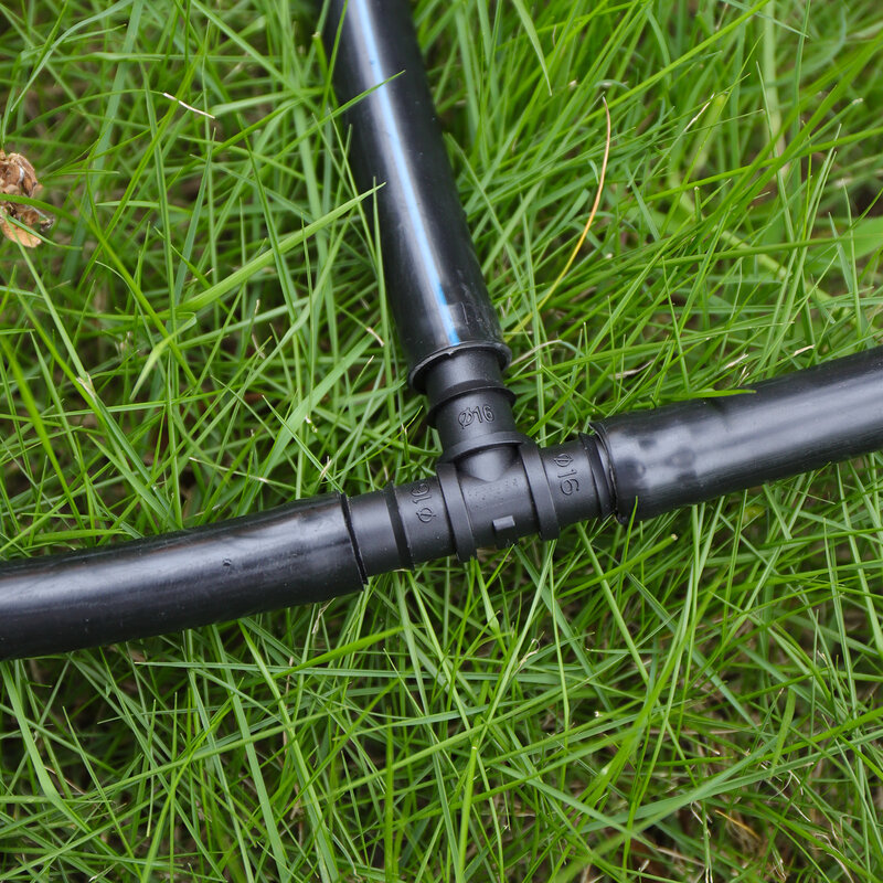 10 pz 13mm spinato Tee irrigazione da giardino irrigazione tubo da 16mm 1/2 "connettore del tubo dell'acqua raccordi del sistema di irrigazione