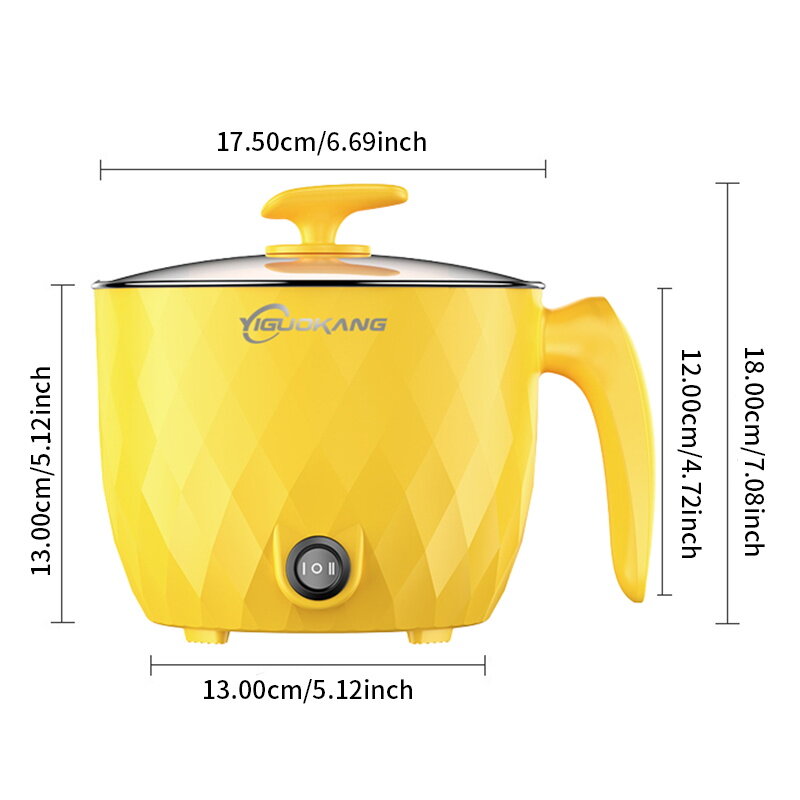 1,8 l multifunktion aler elektrischer Reiskocher Mini Antihaft-Kochgeschirr Multi kocher für Haushalts-und Küchengeräte Pfannen töpfe bietet
