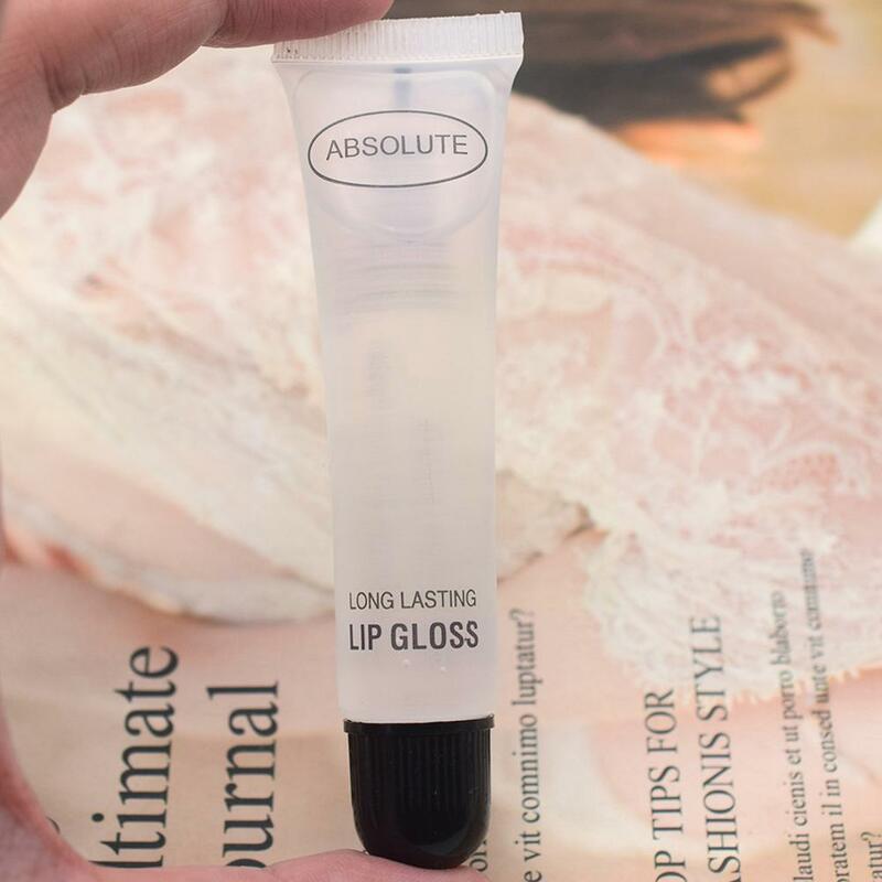 Incolor Transparente Mangueira Lip Gloss, Hidratante Fade, Anti Dry Cracking, Limpar Lip Nutritious Gloss Lines Batom, 4W9