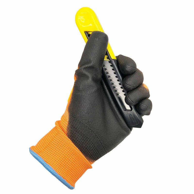 NMSafety 12 Pairs Work Gloves For PU Palm Coating Safety Protective Glove Nitrile Professional Safety Suppliers