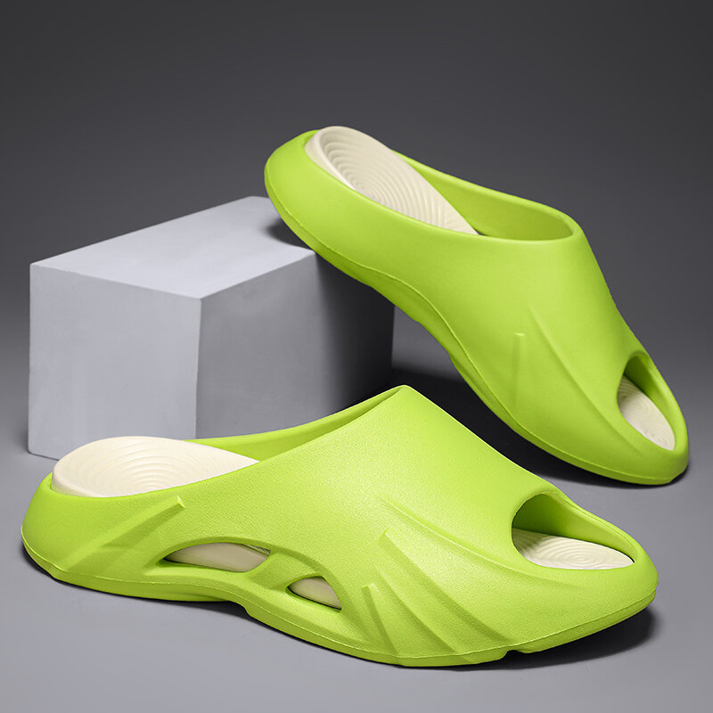 Bright Colors Men's Sandal Slippers Fashion Mens Comfort Sandal Men's EVA  Beach Shoes and Garden Shoe for Men Outdoor Slippers
