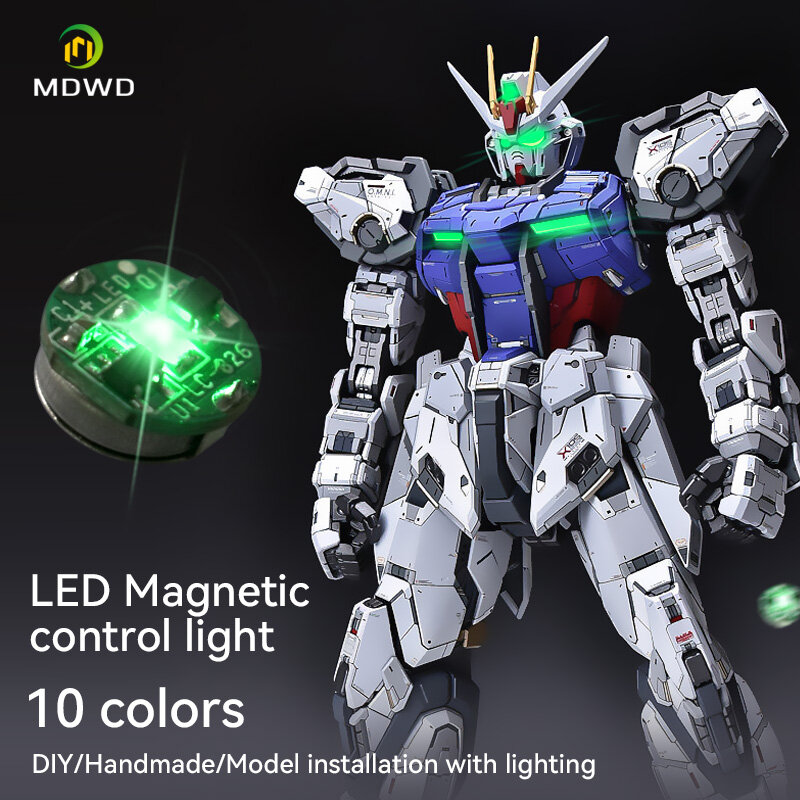 Joli de commande magnétique de lumière LED, main de dessin animé, plus la lumière, modèle de lumière sans fil