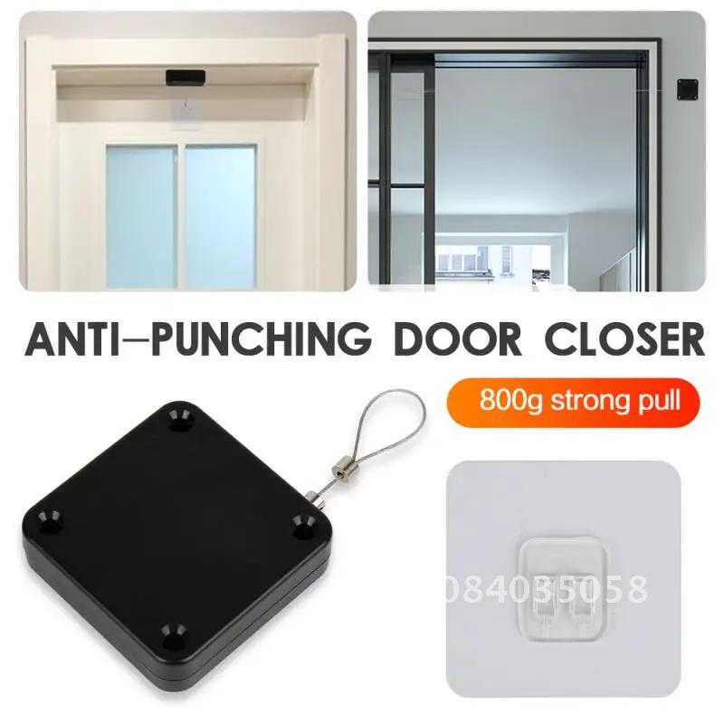 Cordão automático porta mais perto, Punch-Free suporte, Hot Door Closer