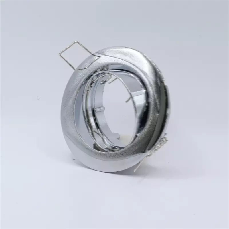 YINLED-Cadre de montage en chaîne, anneau encastré, aspect chrome, dégradrond, noir brossé