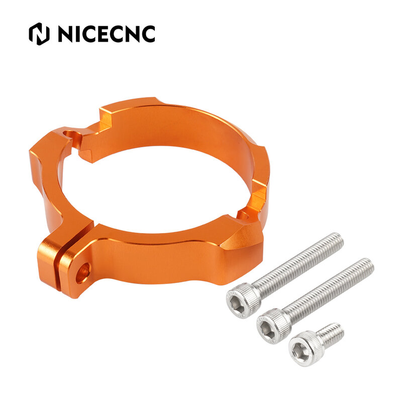 Exhaust Tip Muffler Pipe Clamp With Flanges For KTM EXC 300 EXC 250 SX 250 XCW Six Days TPI 2017-2022 EXC 300 250 XC-W TPI 2023