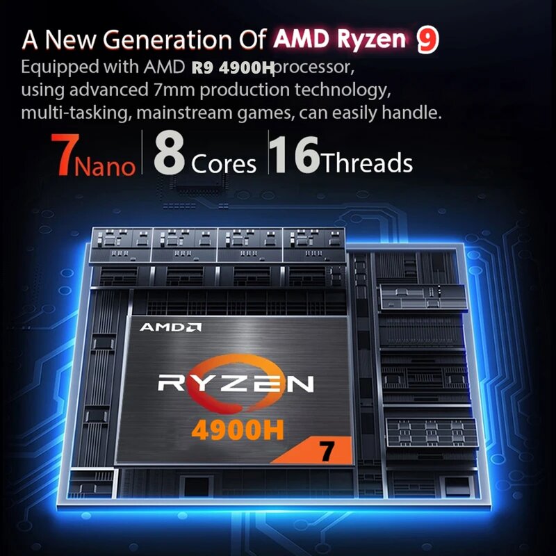 2024 carbayta MAX 64GB RAM 2TB SSD โลหะแล็ปท็อปเกม15.6นิ้ว IPS หน้าจอ Intel AMD R9โน๊ตบุ๊ค4900H RJ45 Windows 10 11 Pro