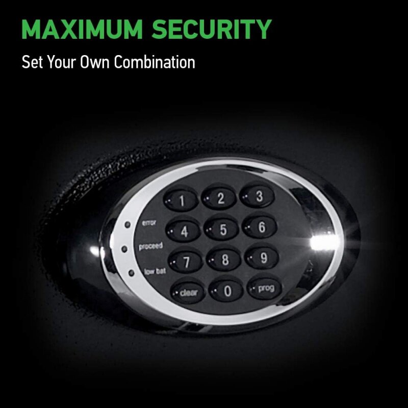 SentrySafe-Home Safe with Digital Keypad Lock, Firearm Storage, impermeável, grande aço, Califórnia DOJ Certified, Firearm Storage