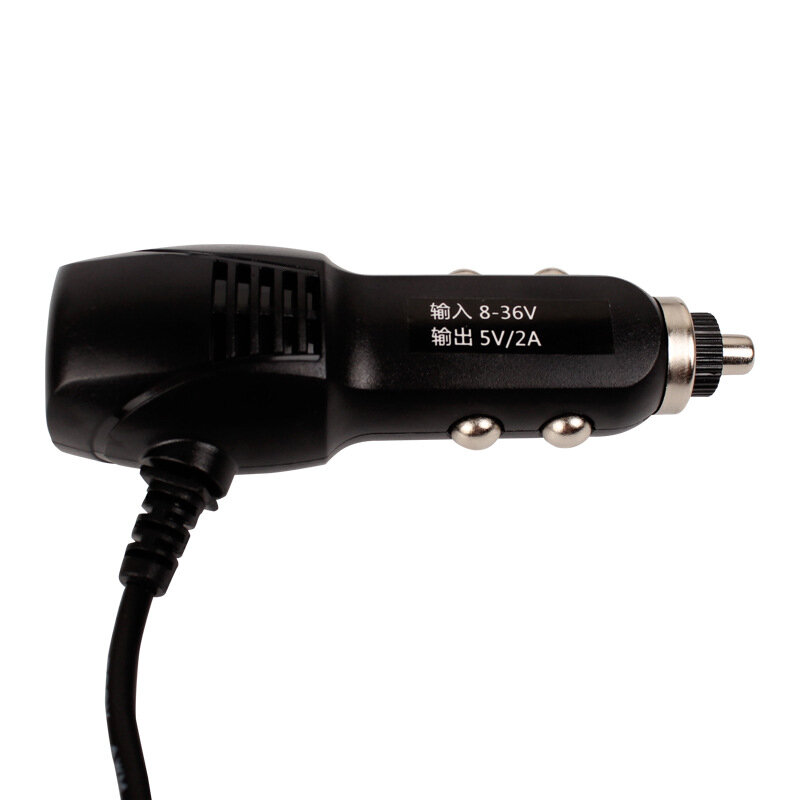 Adaptateur de chargeur de voiture Micro USB 5V 2a, 3.5 mètres, avec un Port USB, enregistreur de caméra DVR/entrée GPS, DC 12V-24V