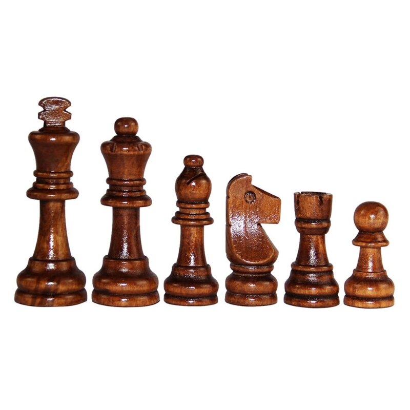 32 pièces 2,2 pouces figurines roi jeu d'échecs pions figurine pièces rechange
