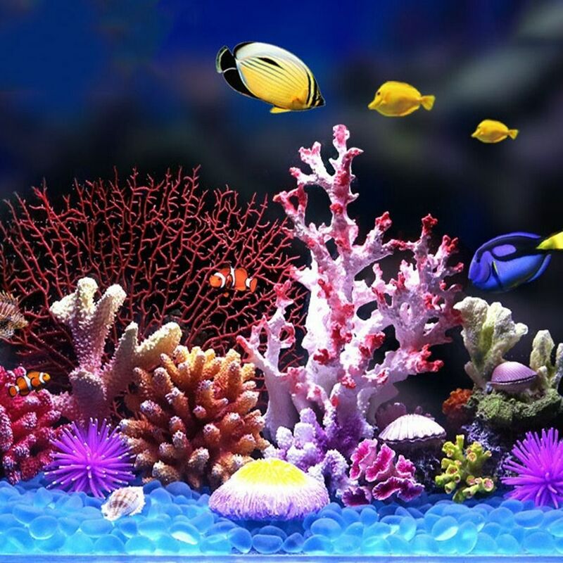 Ornamento da tavolo modello di corallo artificiale paesaggio che fa simulazione resina corallo paesaggio resina decorazione da tavolo