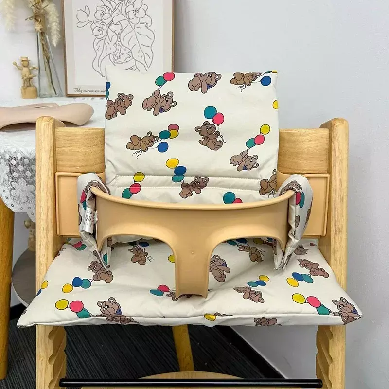 Wysokiej poduszka na krzesło nadające się do prania krzesełko podtrzymuje akcesoria do karmienia dziecka potrawy dla dzieci podkładka zastępcza dla Stokke