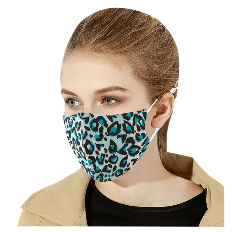 Mascarilla reutilizable con estampado para mujer, máscara cómoda e inodora para adultos, sin irritación, imprescindible para ciclismo al aire libre