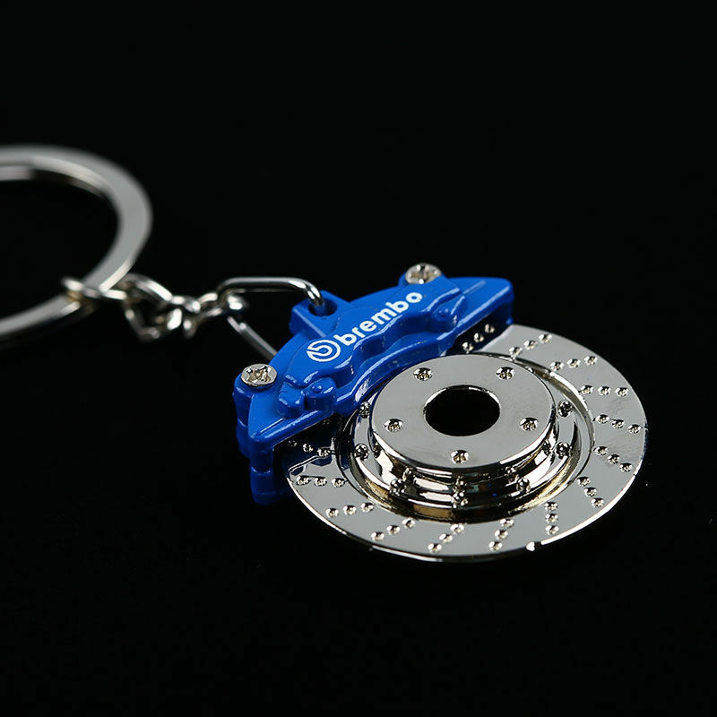 Car Keychain Multi-Color For Keys Metal Wheel Brake Disc Key Ring Holder Auto Keyrings Motorcycle Key Chain For Car Pendant Gift