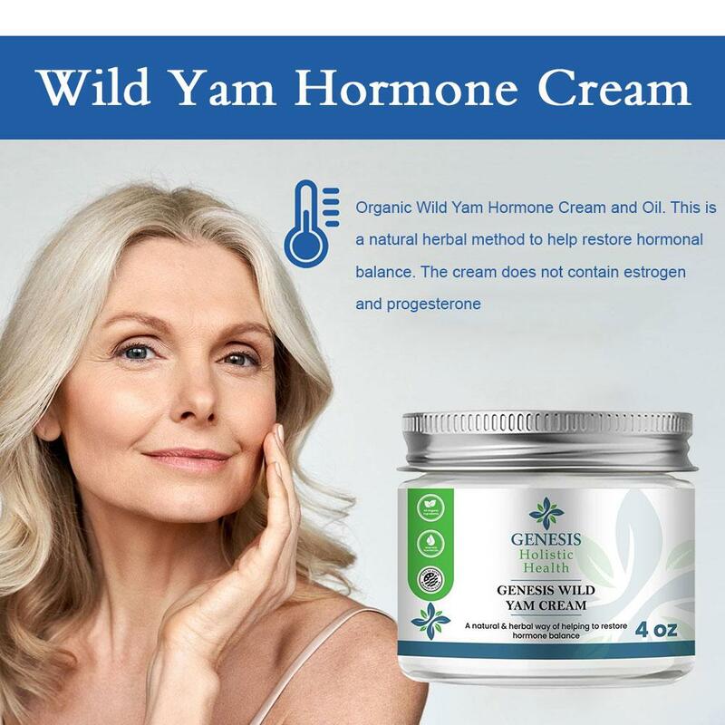 Wild Yam Hormon Creme Hormon Recovery Creme krampflösend lindern Menstruation beschwerden Übelkeit Körperpflege Schönheit Gesundheit