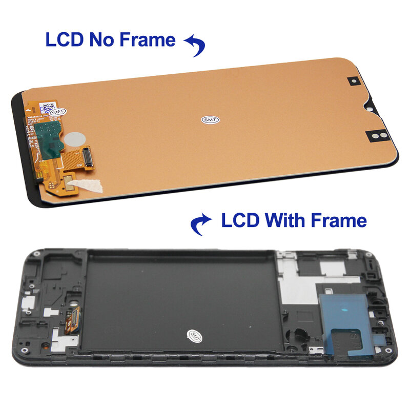 Pantalla LCD táctil para móvil, montaje de digitalizador de repuesto para Samsung A30s, A307F, A307, A307FN