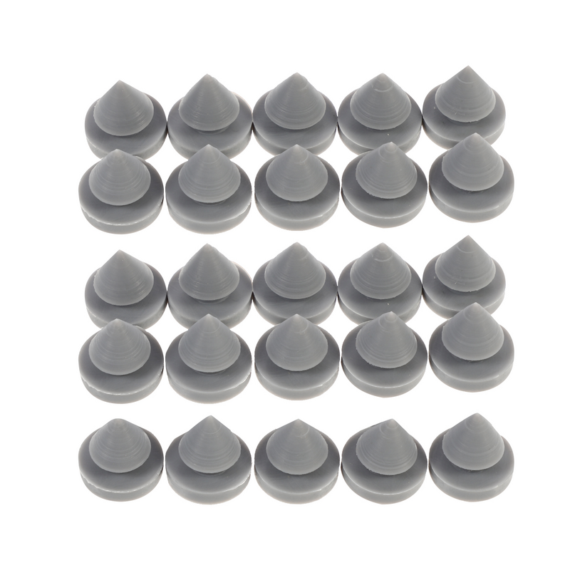 25 Pcs Anti-collision Rubber Plug Absorb Elevator Door Bumpers for Cabinet Doors Spacers