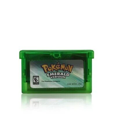 Pokemon Series GBA Game 32 Bit Video Game Cartridge Console Card Emerald Ruby LeafGreen FireRed Sapphire USA Version for GBA/NDS