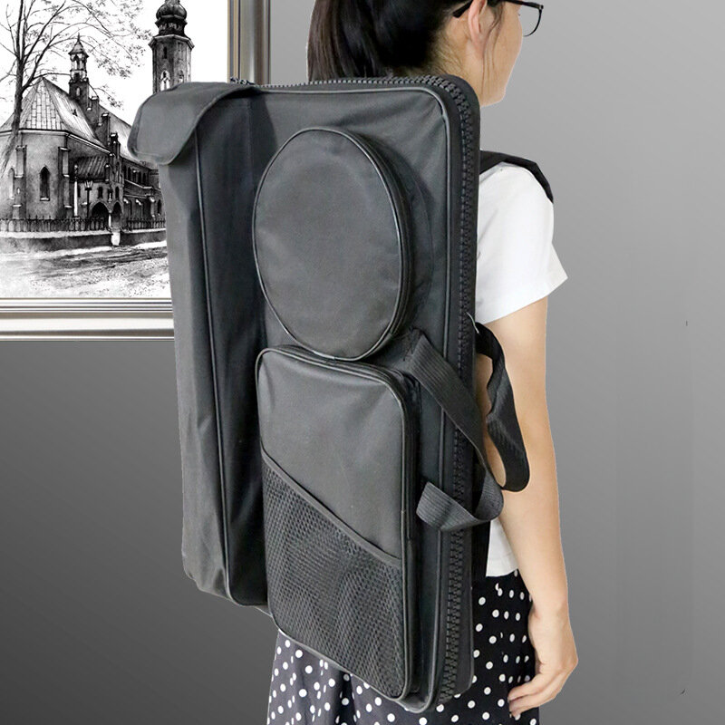 Sac à dos multifonctionnel de grande capacité, sac à croquis étanche, sac de peinture d'art 4k, sac de planche à dessin de candidat