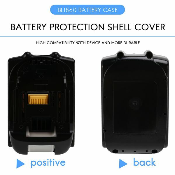 Carcasa de plástico para batería Makita de 18V, placa de protección de detección de celda única, PCB BL1840 BL1850 BL1830