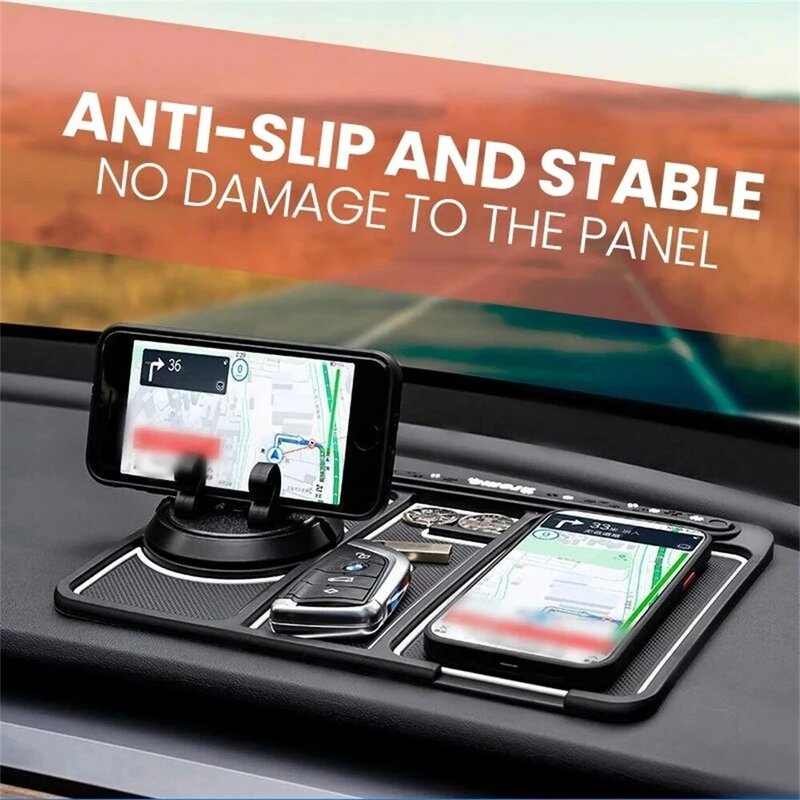 Pad Ponsel Anti Selip Multifungsi Dashboard Mobil Anti Slip Grip Sticky Pad Phone Holder Mat Anti-Slip Silikon Mat Aksesori Mobil