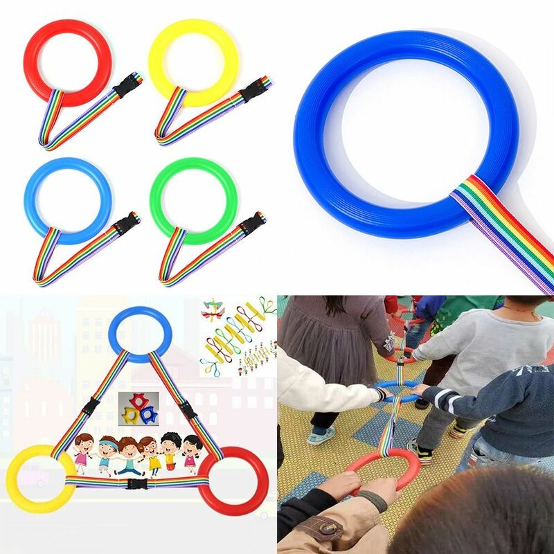 Anti-lost Walking Rope Portable Extendable Colorful Preschool Lines Transition Safety Sling Children Teachers