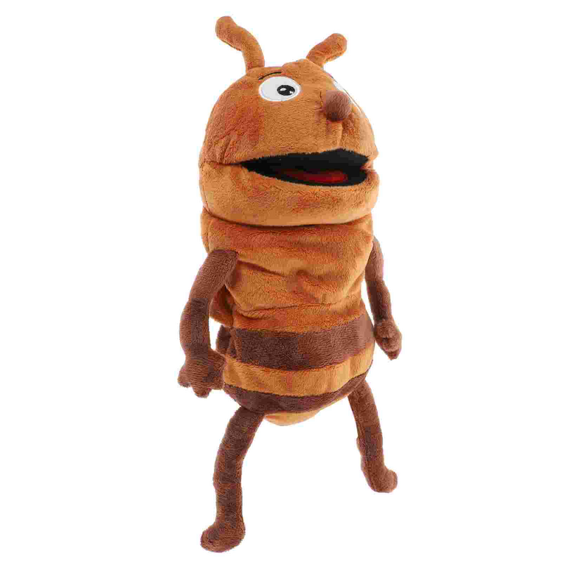 Marionnettes en peluche fourmi jouet pour enfants, jeu de plis de dessin animé, conte d'histoires, parent-enfant