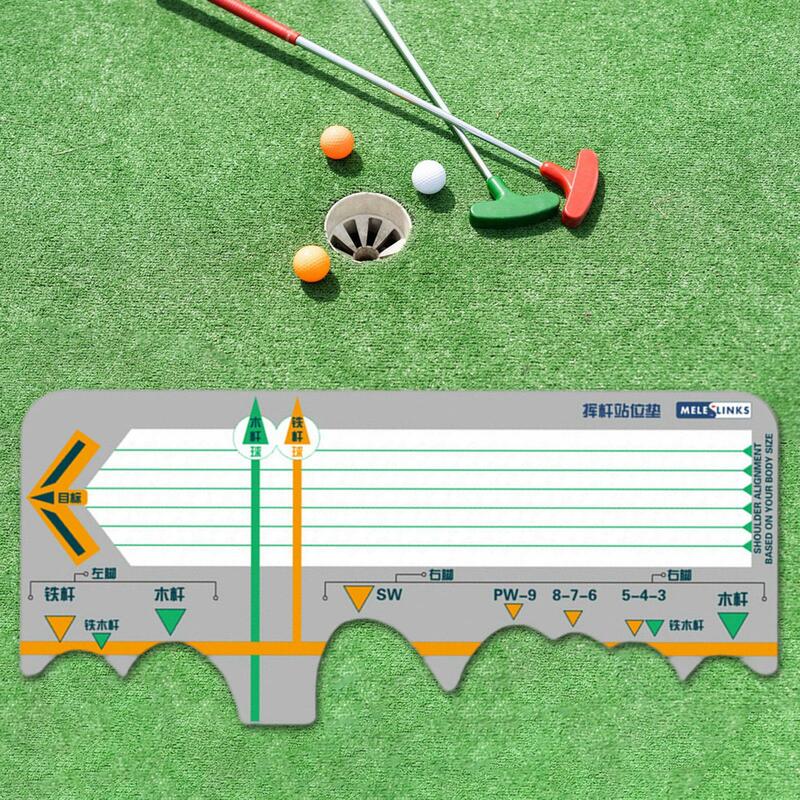 Golf Training Mat Golf Alignment Golf Practice Equipment Gifts for Golfers