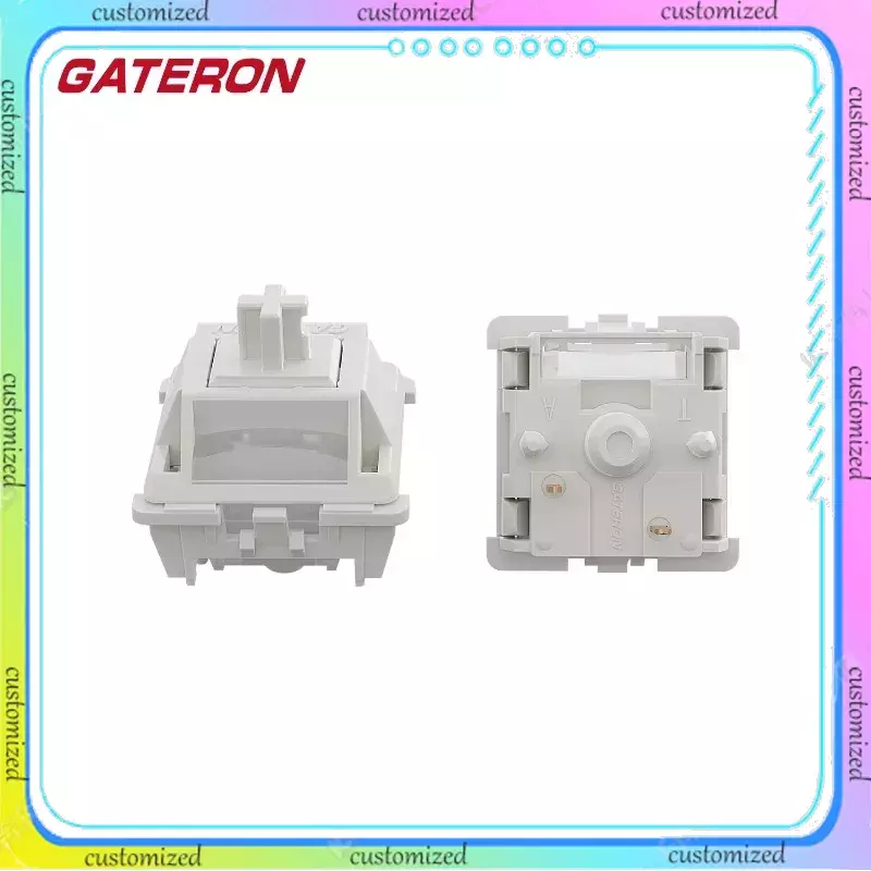 GATERON Jia Darron's new milk shake shaft pom series 40gf double-section extended spring mechanical keyboard switch
